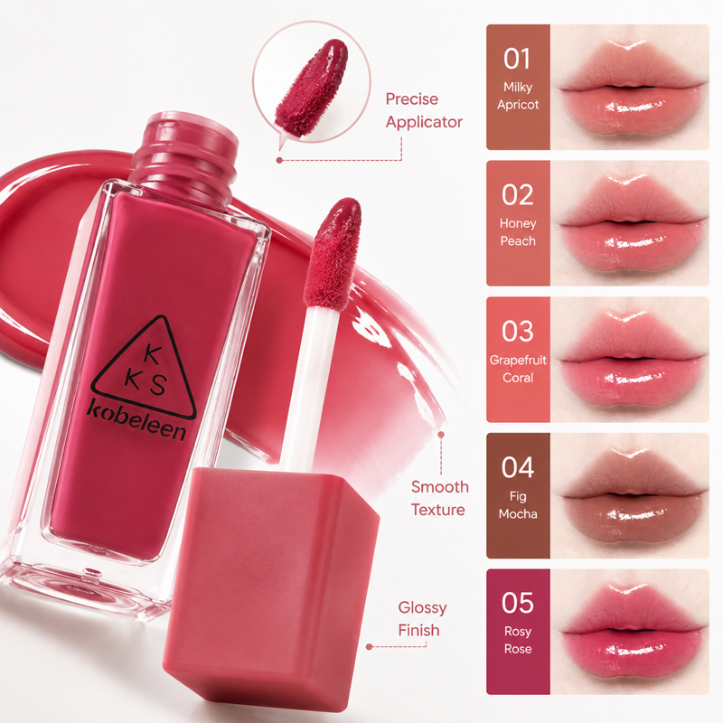 Lip Tint Korean - Brillo Labial Juicy Glass de K-Beauty,