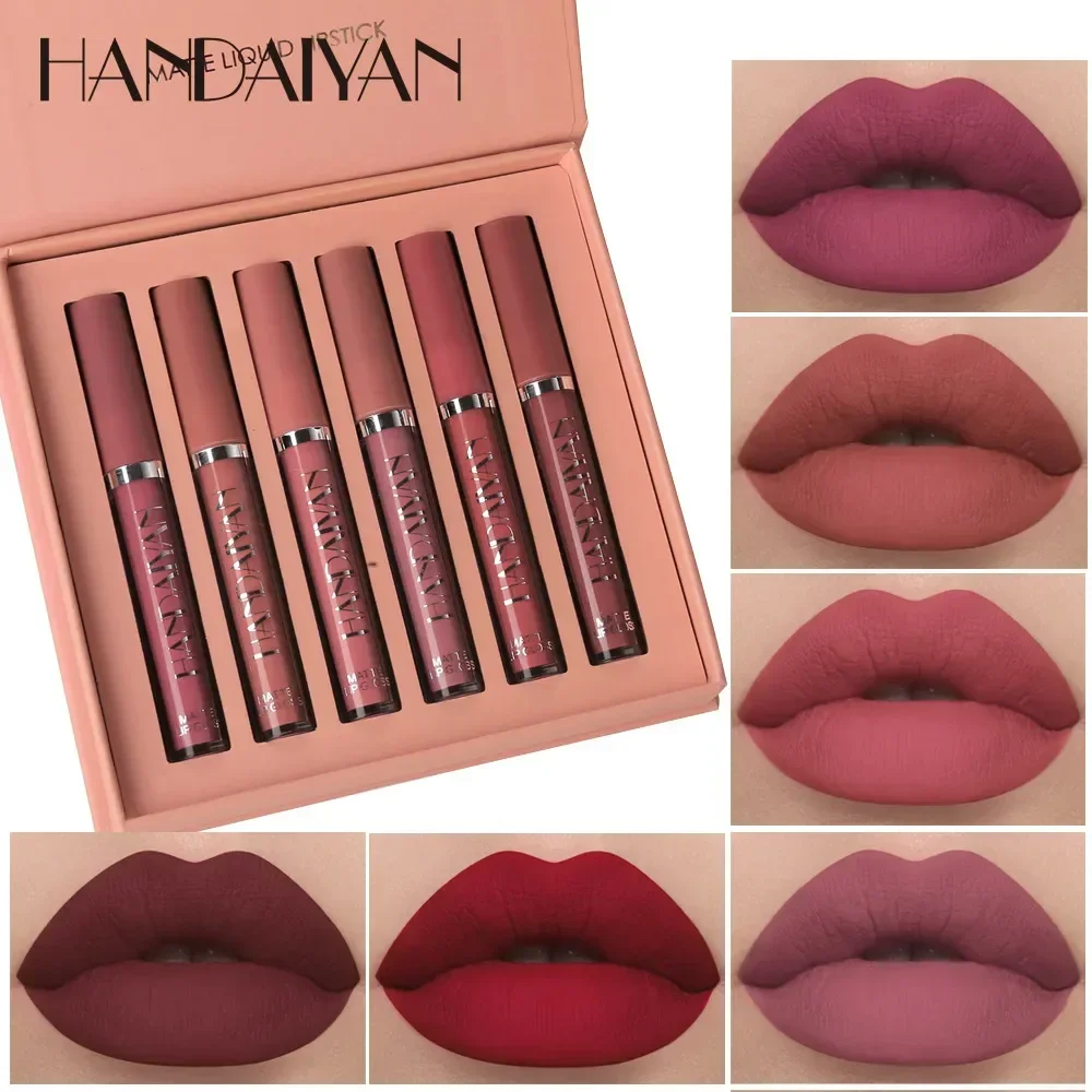 Lip Tint Korean - HANDAIYAN 6 uds juego de pintalabios