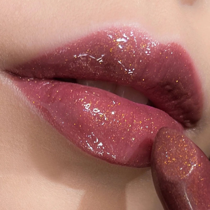 Lip Tint Korean - Lápiz labial duradero con purpurina, resistente