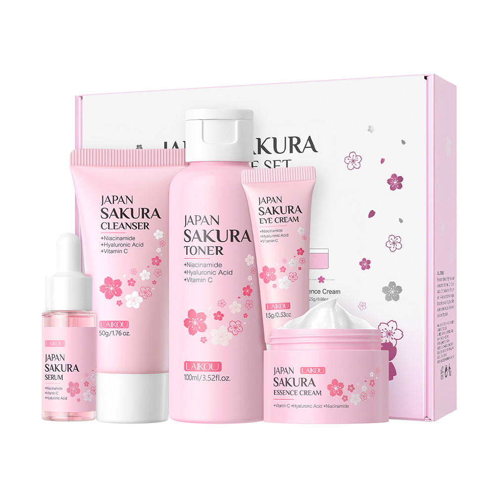 LAIKOU Sakura Kit de Cuidado d - Korean Skincare Routine reseña y precio
