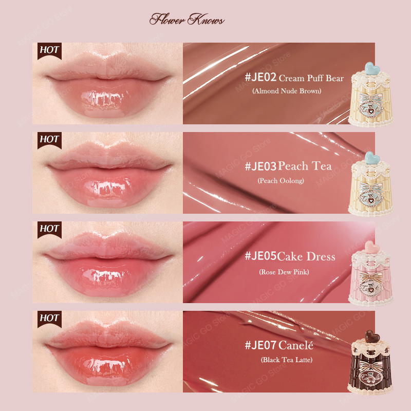 Flower Knows Sweetie Bear Coat - Lip Tint Korean reseña y precio