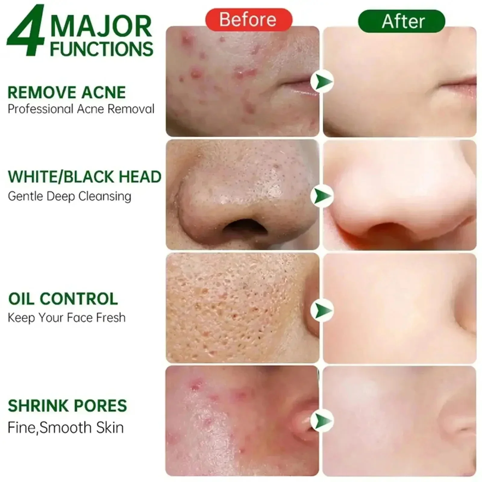 Crema limpiadora de poros de á - Korean Skincare Routine reseña y precio
