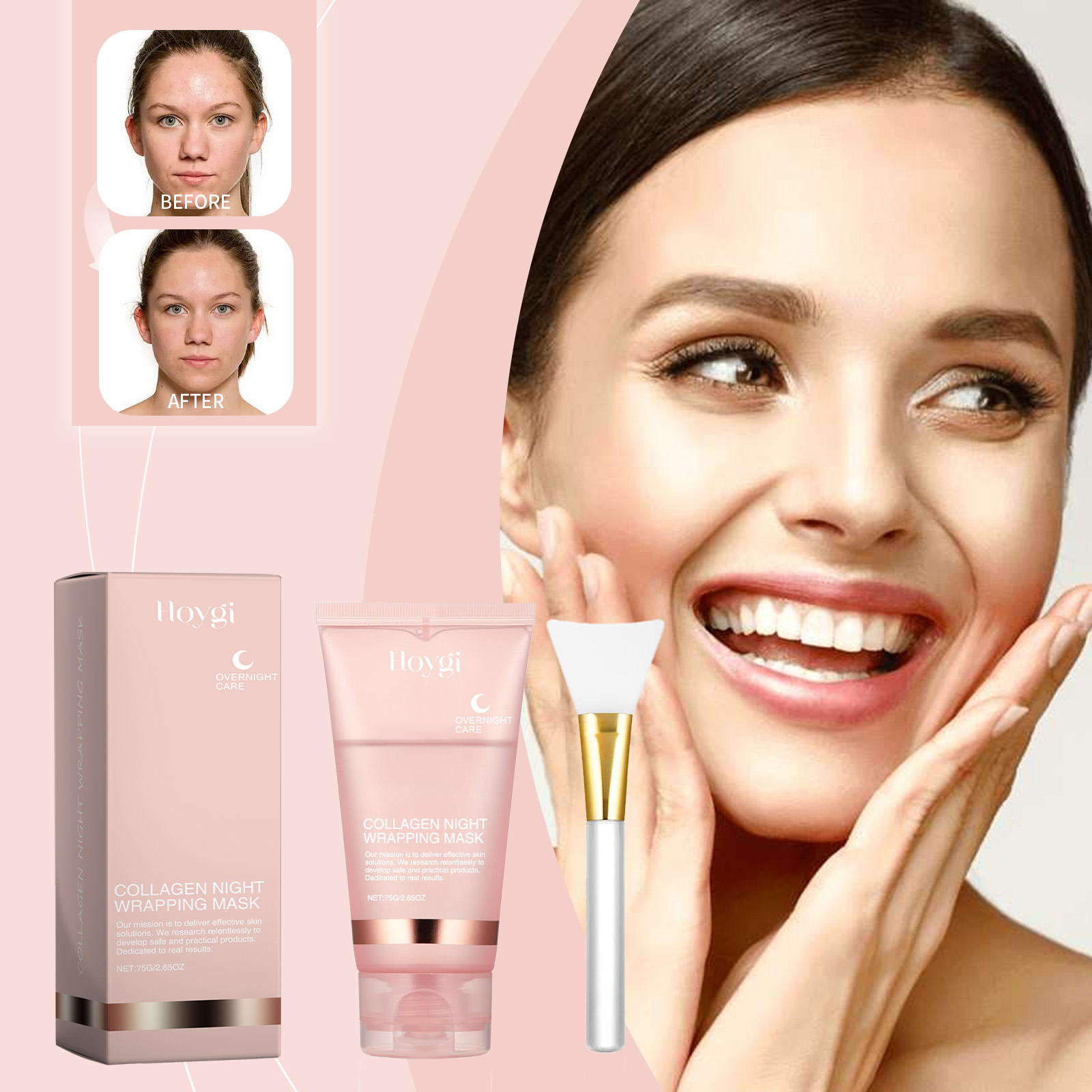 Mascarilla Facial de Colágeno  - Sleeping Pack Overnight reseña y precio