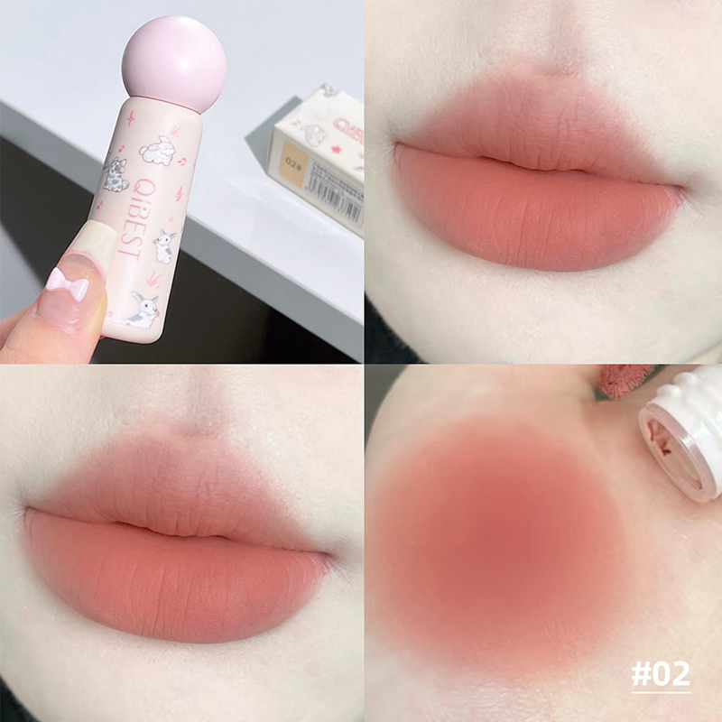 QIBEST lindo terciopelo mate l - Lip Tint Korean reseña y precio