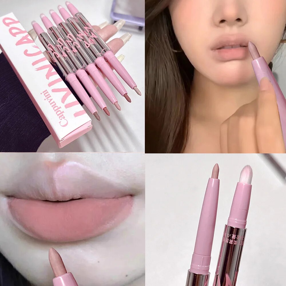 Delineador de labios desnudo c - Lip Tint Korean reseña y precio