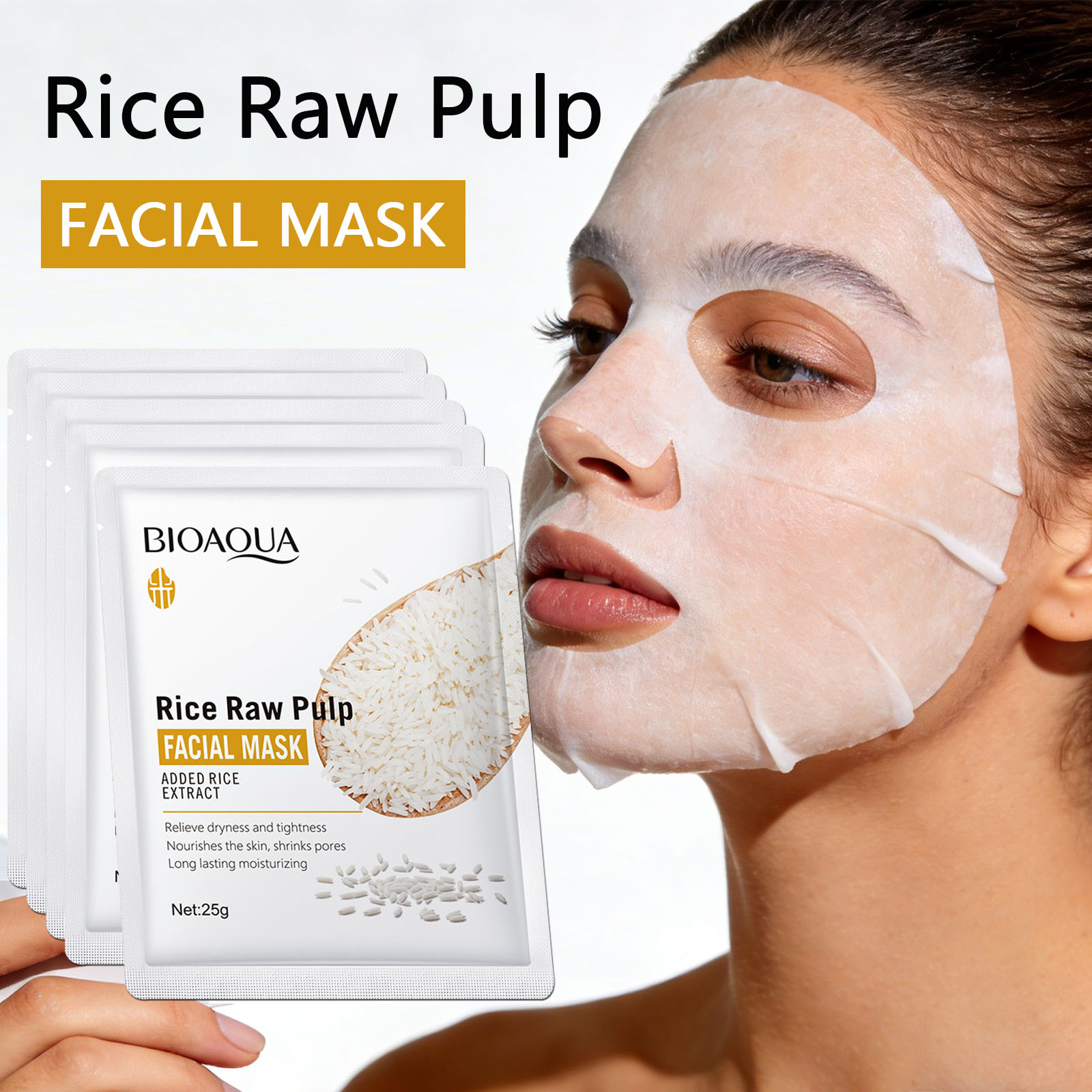 1/5/10/20 piezas Mascarillas F - Korean Skincare Routine reseña y precio