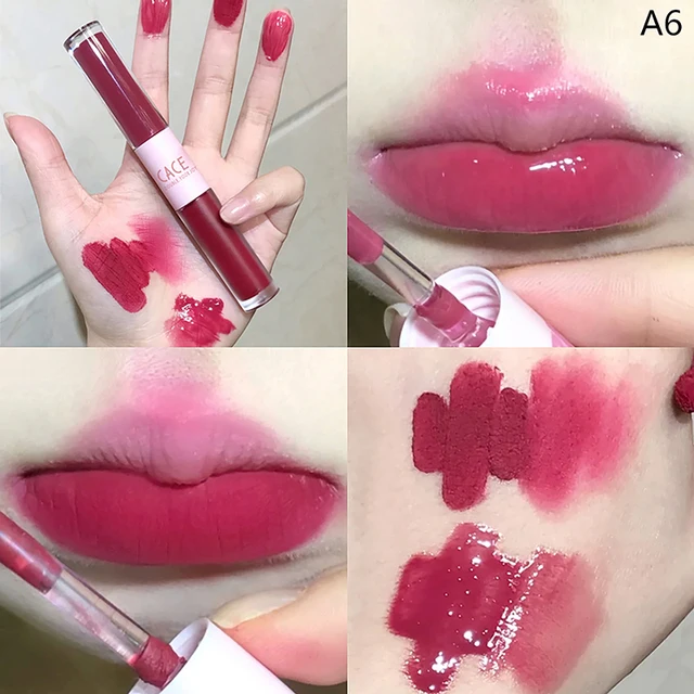 Brillo de labios de doble cabe - Lip Tint Korean reseña y precio