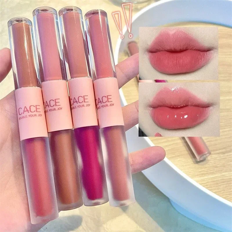 Brillo de labios de doble cabe - Lip Tint Korean reseña y precio