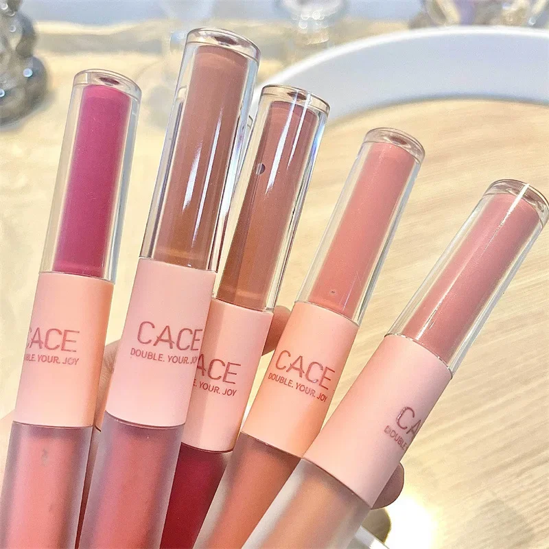 Brillo de labios de doble cabe - Lip Tint Korean reseña y precio